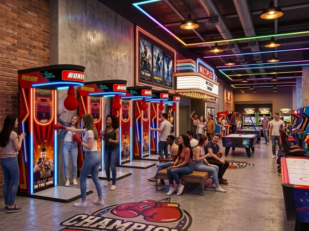 Shopping Mall Entertainment Zones & Cinemas - MARWEY