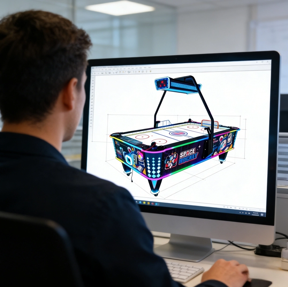 air hockey design - MARWEY