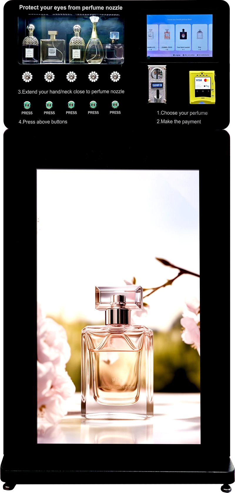 perfume cologne vending machine - MARWEY