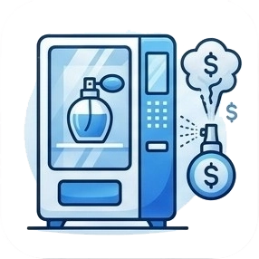 Perfume Spraying Vending Machines - MARWEY