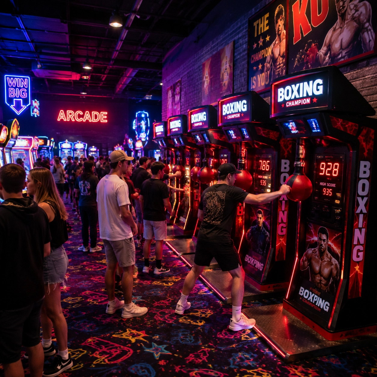 arcade boxing machines - MARWEY