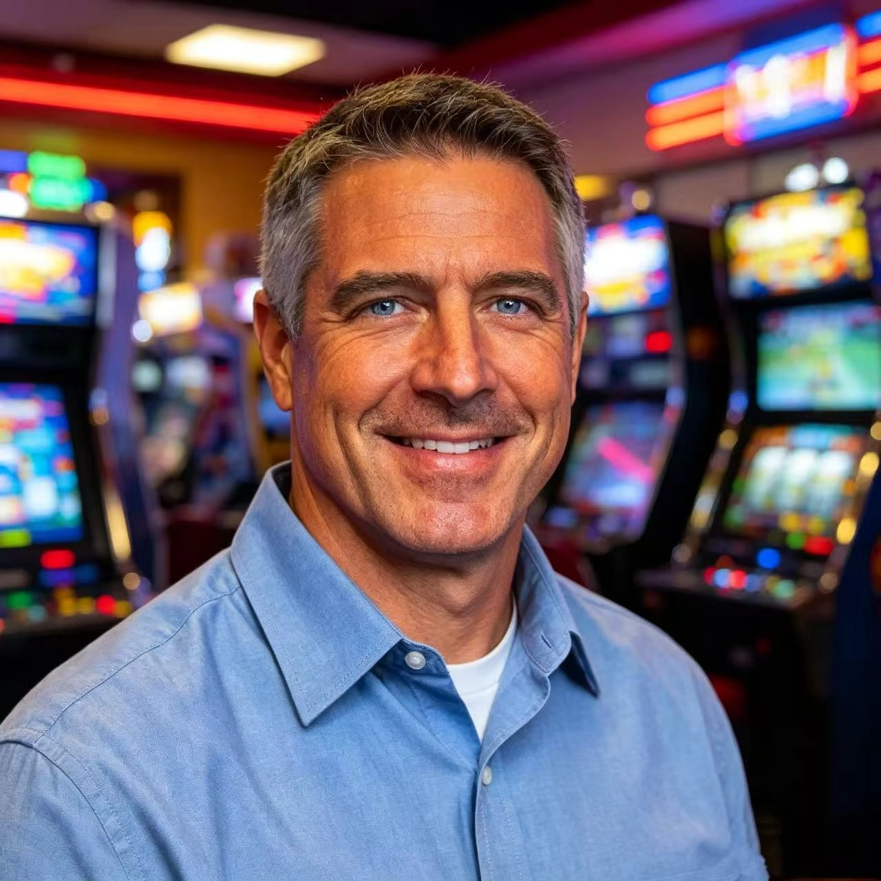 American arcade owner James Carter review Marwey coin pushers - MARWEY