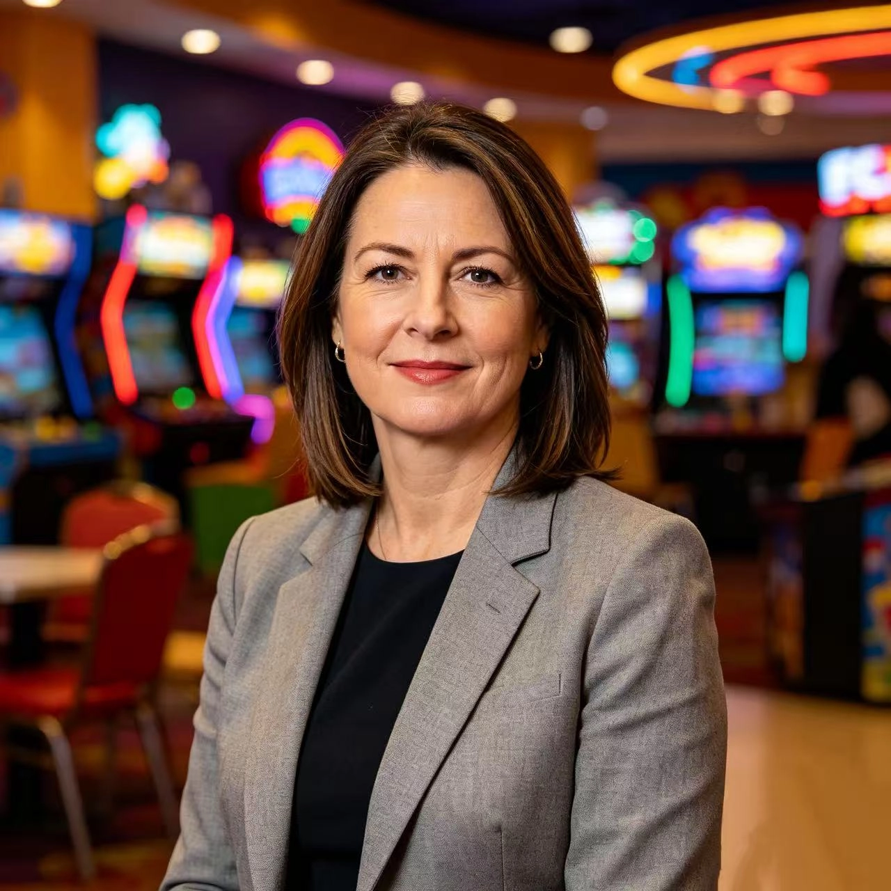 British FEC manager Emma Wilson talks about Marwey coin pusher revenue - MARWEY